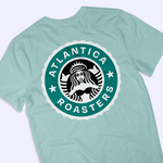 Load image into Gallery viewer, Atlantica Roasters Tee (Heather Ice Blue)
