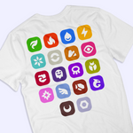 Load image into Gallery viewer, Pocket Monsters Types Tee
